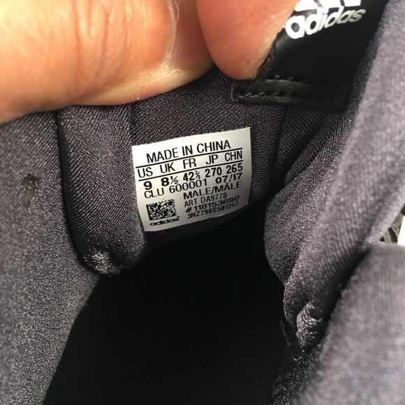 Adidas Mens Bounce Basketball Sneakers 9 D12 - Picture 6 of 6